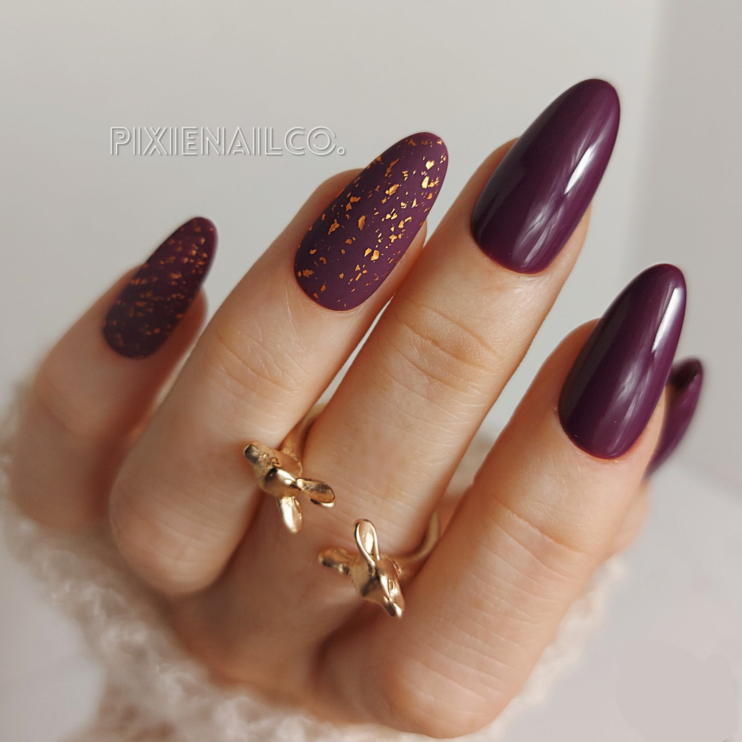 Pixie nails- Ombré nails- Marble - West Bridgford Nail Bar